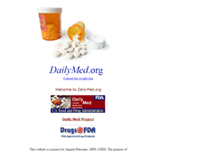 Tablet Screenshot of dailymed.org
